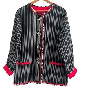 Vintage Koos of Course Linen Reversible Jacket size L